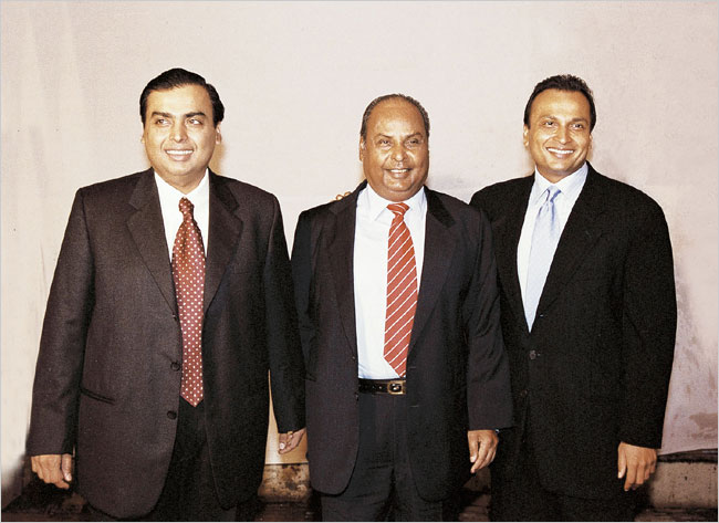 Dhirubhai Ambani Family