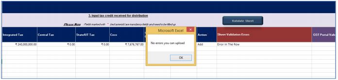 Image 15 GSTR 6 Return Offline Utility
