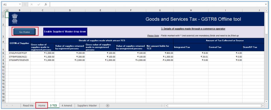Image 15 GSTR 8 Return Filing
