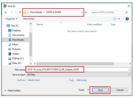 Image 18 GSTR 8 Return Filing
