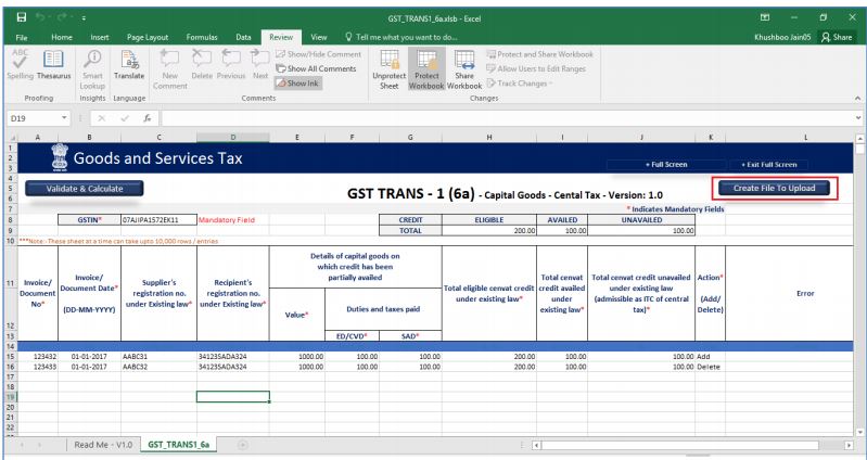 Image 22 Preparing TRAN-1 using Offline Tool