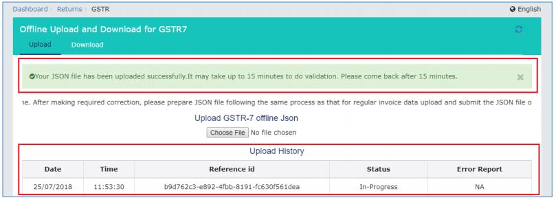 Image 29 GSTR 7 Return Filling