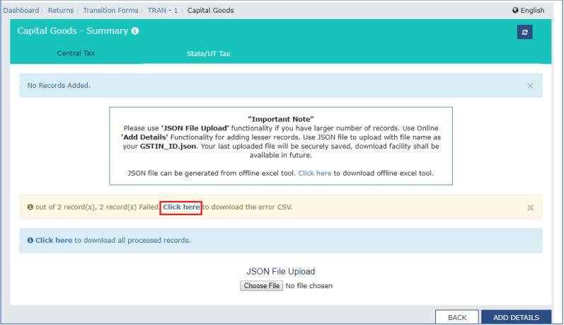 Image 29 Preparing TRAN-1 using Offline Tool