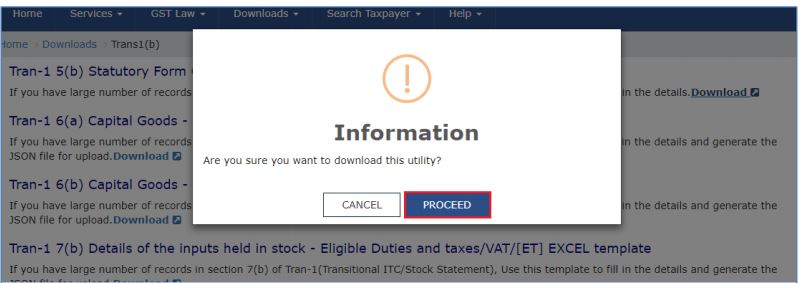 Image 3 Preparing TRAN-1 using Offline Tool