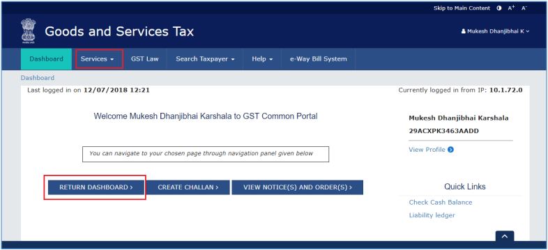 Image 36 GSTR 7 Return Filling