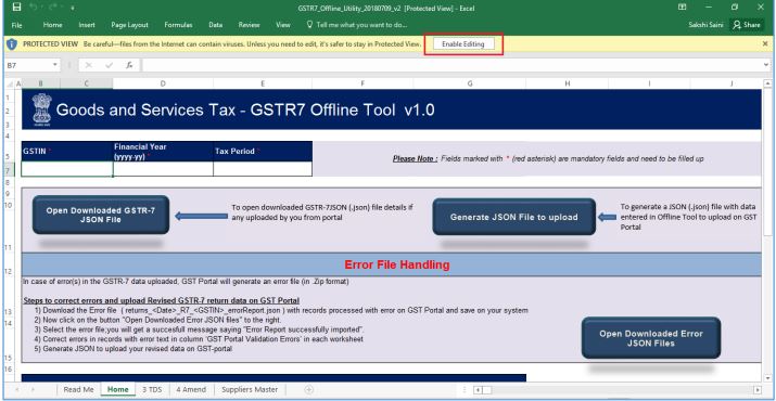 Image 6 GSTR 7 Return Filling