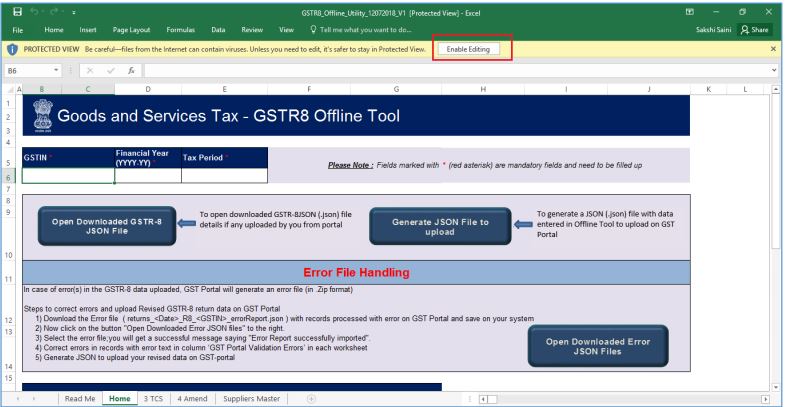 Image 6 GSTR 8 Return Filing