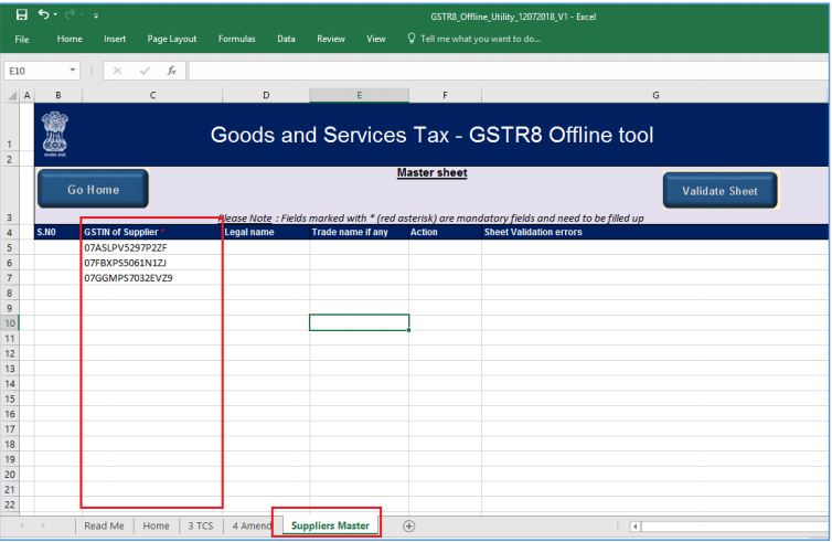 Image 8 GSTR 8 Return Filing