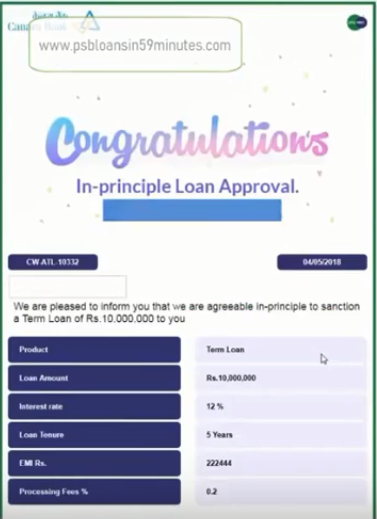 Principle letter sample