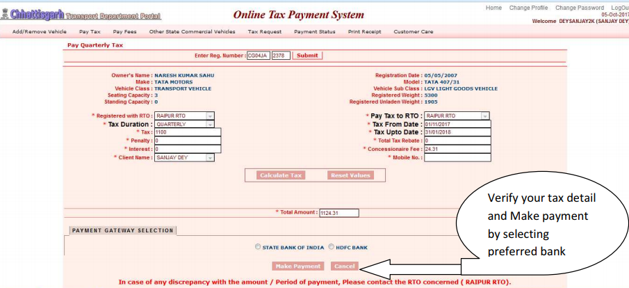 Chhattisgarh Road Tax - Image 7