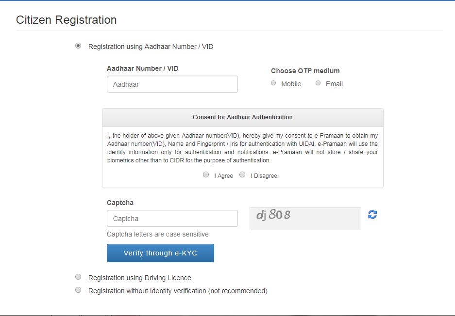 Image 3 e-Pramaan Portal