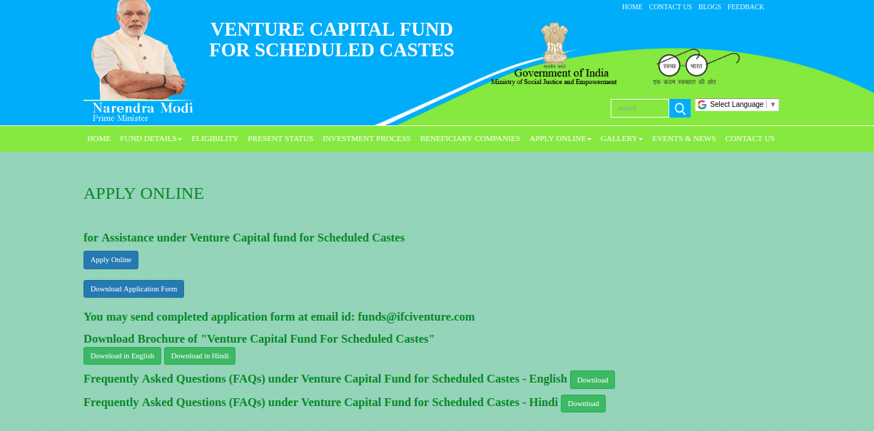 Venture Capital Funds for Scheduled Caste Image 2