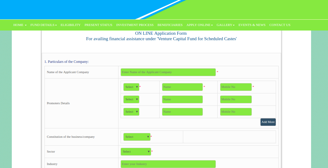 Venture Capital Funds for Scheduled Caste Image 3
