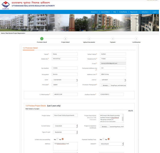 Uttarakhand RERA Registration - Image 4
