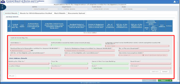 Step 11: Scheme for Budgetary Support