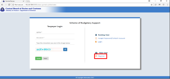 Step 2: Scheme for Budgetary Support