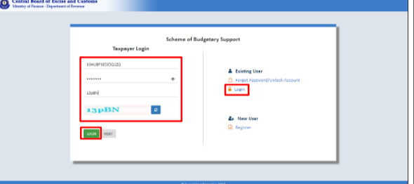 Step 5: Scheme for Budgetary Support