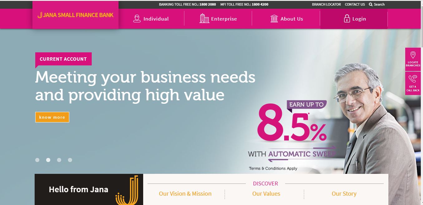 Image 1 Jana Small Finance Bank Business Loan for Entity