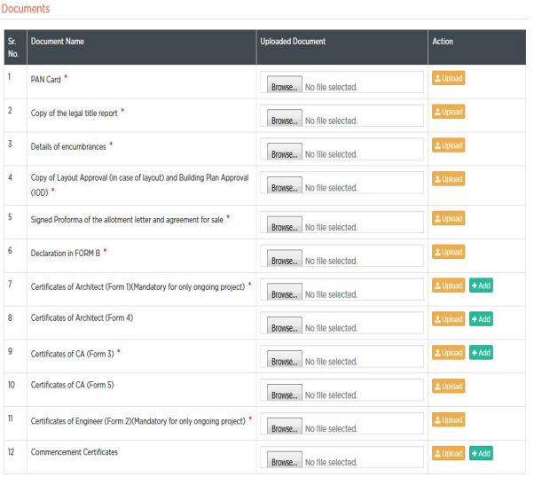 Maharashtra RERA Registration for Projects - Image 9
