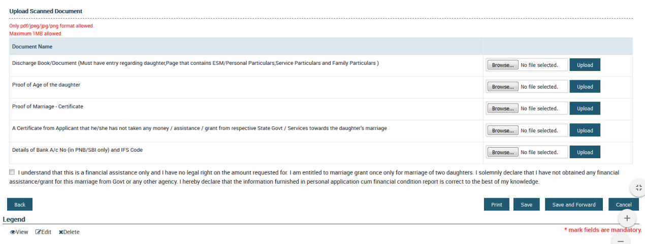 RMEWF Scheme for Marriage - Save Application