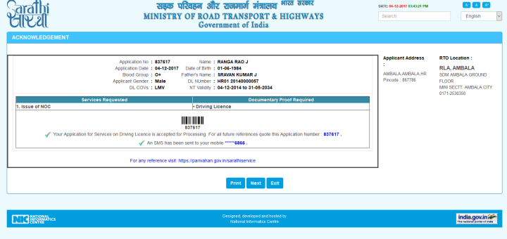 Driving Licence Address Change - Image 9