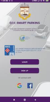 GCC Smart Parking System - Login Page