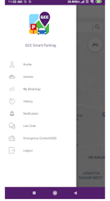 GCC Smart Parking System - My Bookings
