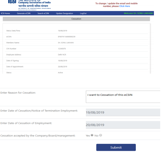 Employee Company Secretary Identification Number (eCSIN)-IMAGE 5