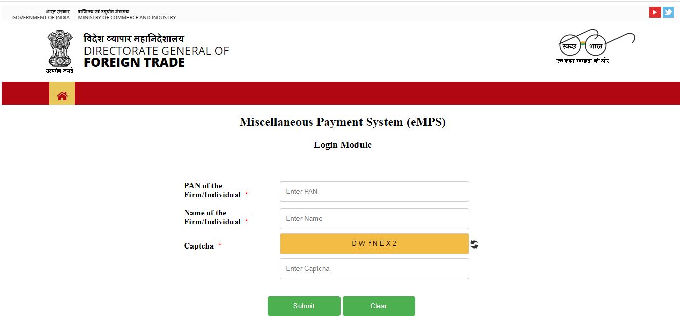 Application for Free Sale and Commerce Certificate - EMPS