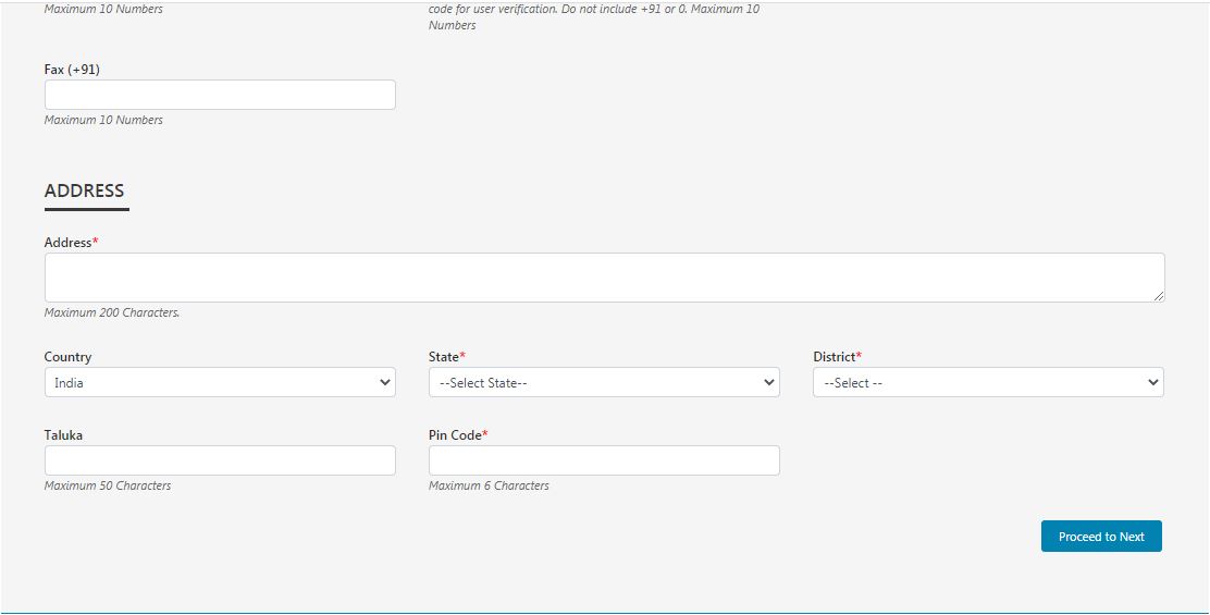 Industrial Entrepreneur Memorandum (IEM) - User Registration