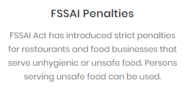 FSSAI Penalties