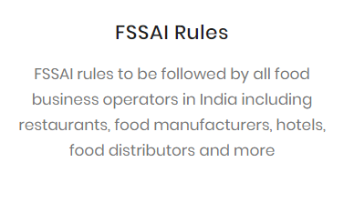 FSSAI Rules