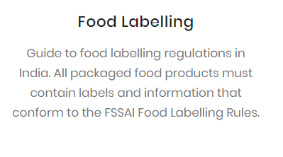 Food Labelling