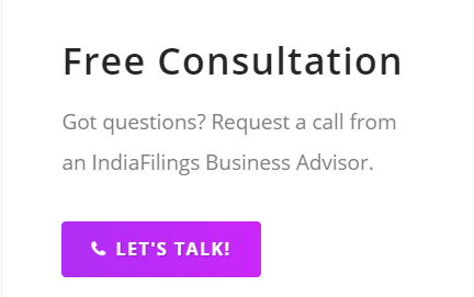 Free Consultation- Call IndiaFilings Business Advisor