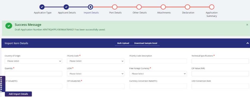 Online E-Tariff Rate Quota System for Imports - TRQ Application2