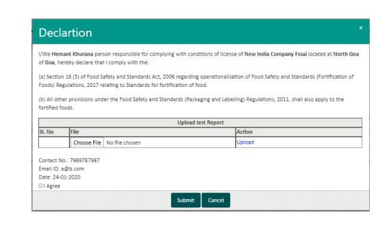 FSSAI +F Endorsement Certificate - Application4