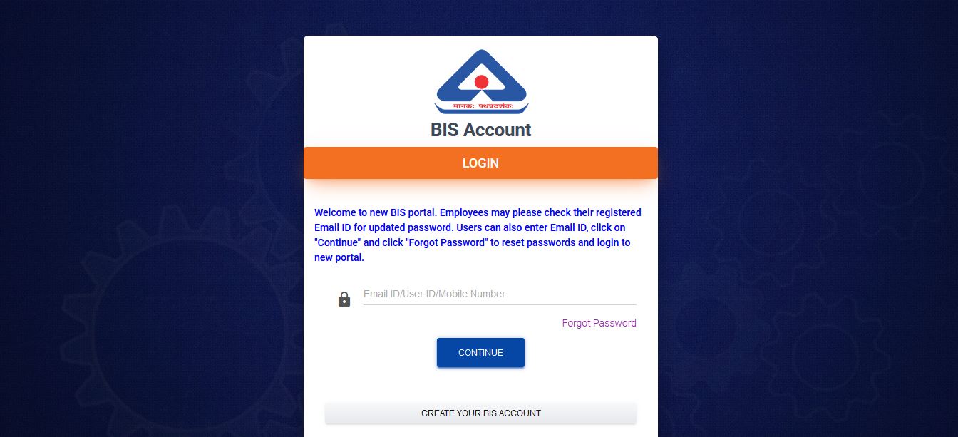 BIS certification for Footwear Manufacturers - Login