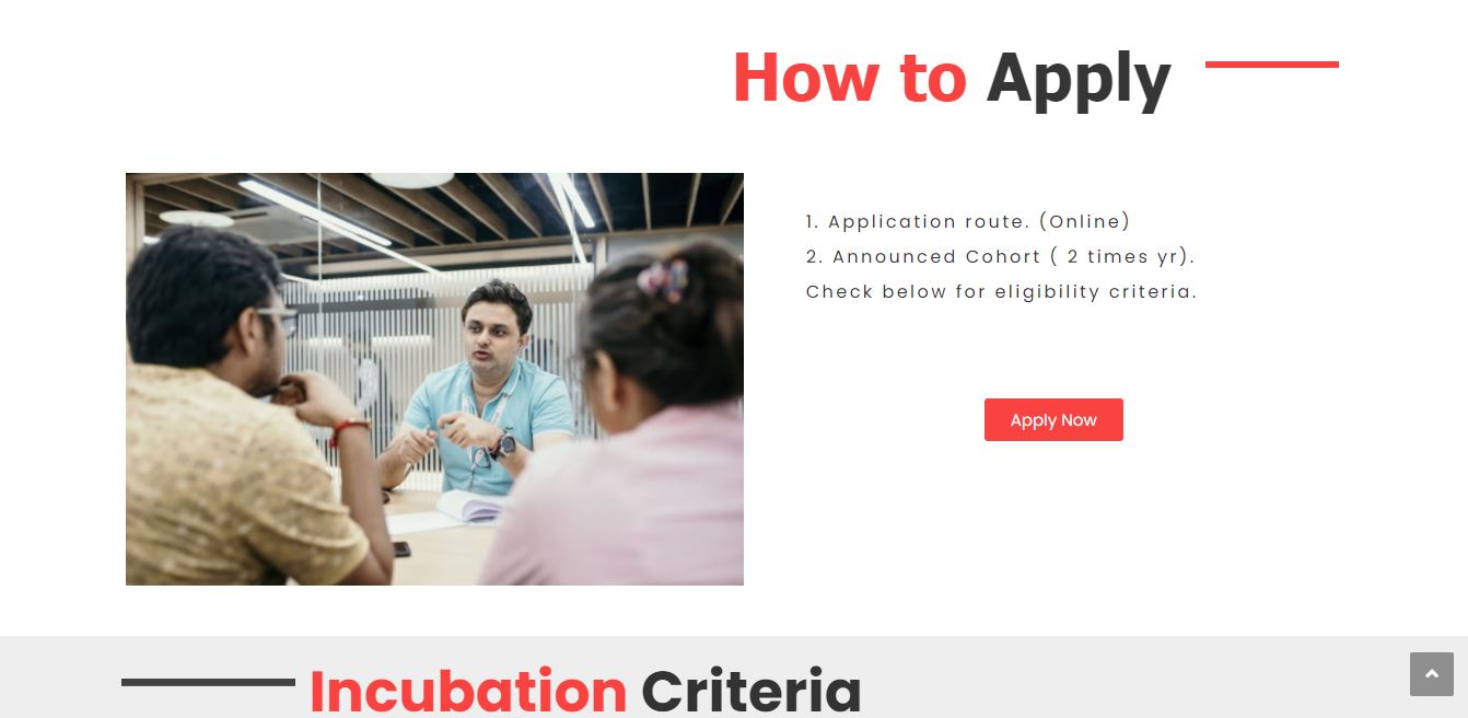 StartupXY Incubation Program for Technology Startups Startups - Application