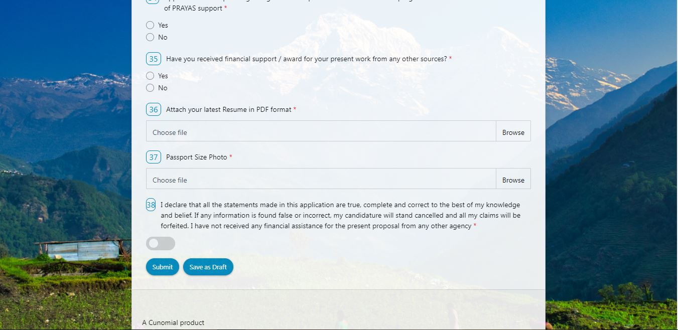 NIDHI-PRAYAS Program for Women Innovators - Application2