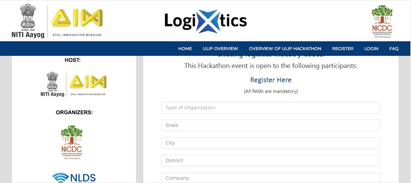 ULIP Hackathon – LogiXtics