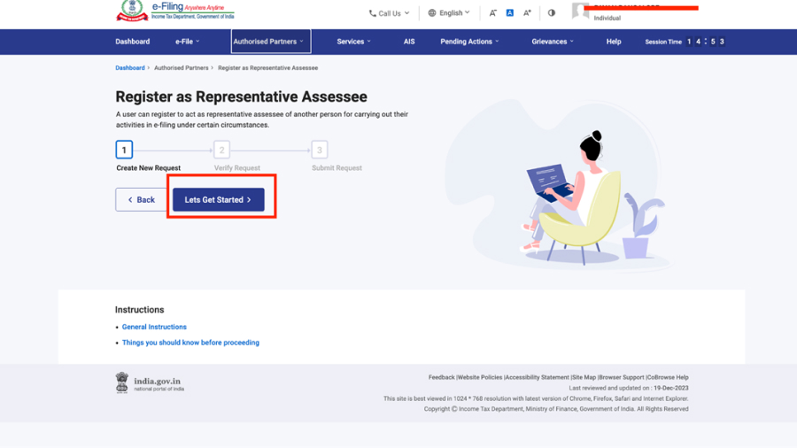 Register as a Legal Heir - Step 2