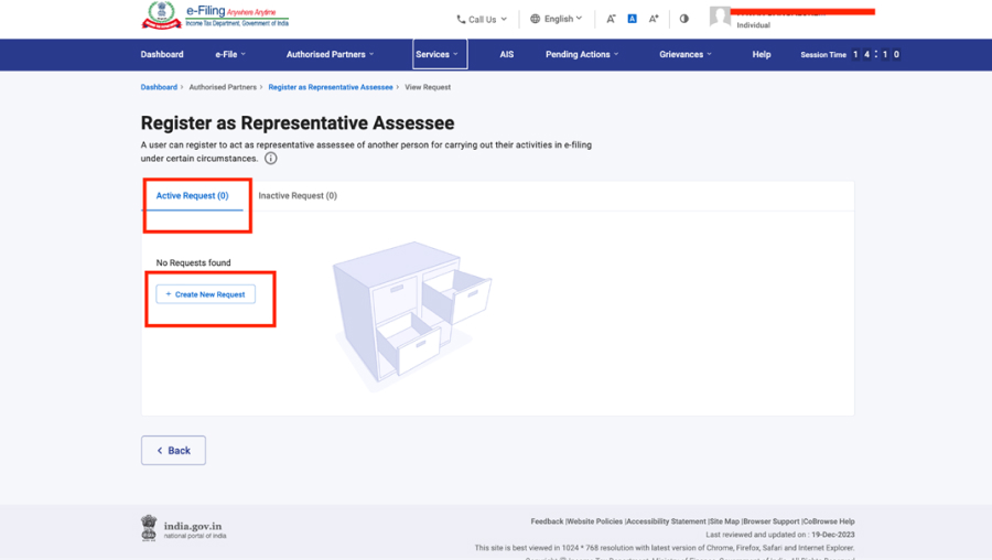 Register as a Legal Heir - Step 3