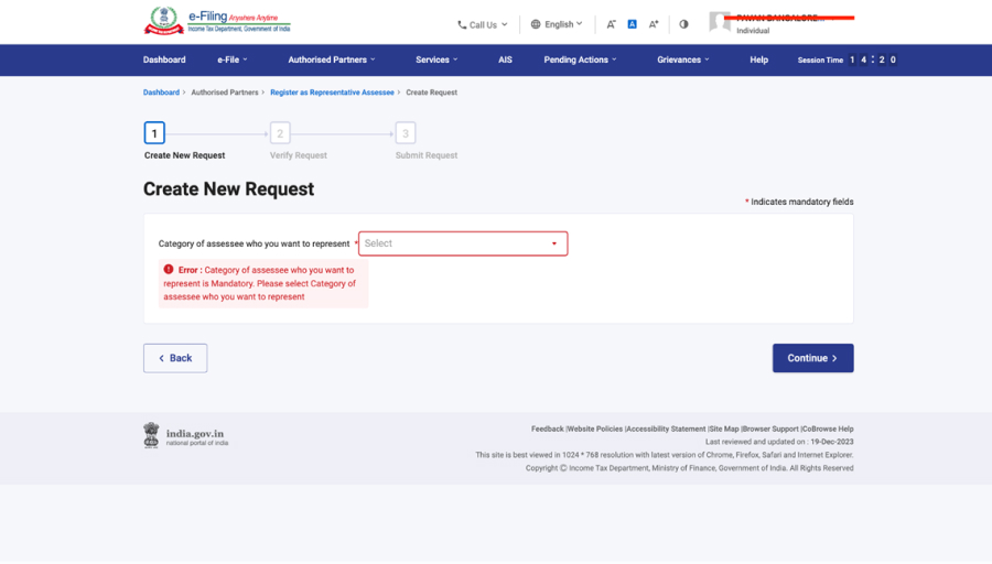Register as a Legal Heir - Step 4